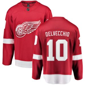 Kinder Detroit Red Wings Eishockey Trikot Alex Delvecchio #10 Breakaway Rot Fanatics Branded Heim